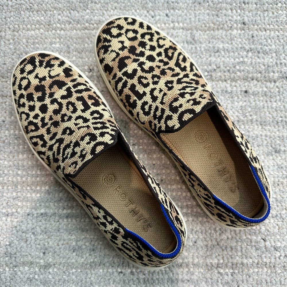 Rothy’s Leopard Slip-on Sneaker — Retired